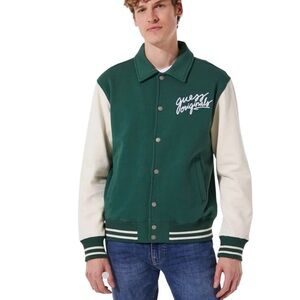 GUESS- Retro Y2K STYLE - Men's Varsity - ATHLETIC TEAM - Embroidered Jacket 🎾